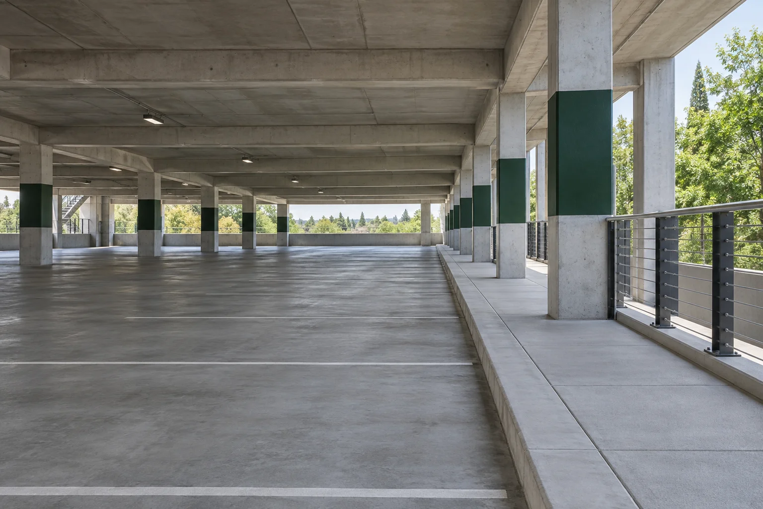 Garage, parking lot and loading dock cleaning in Stockton