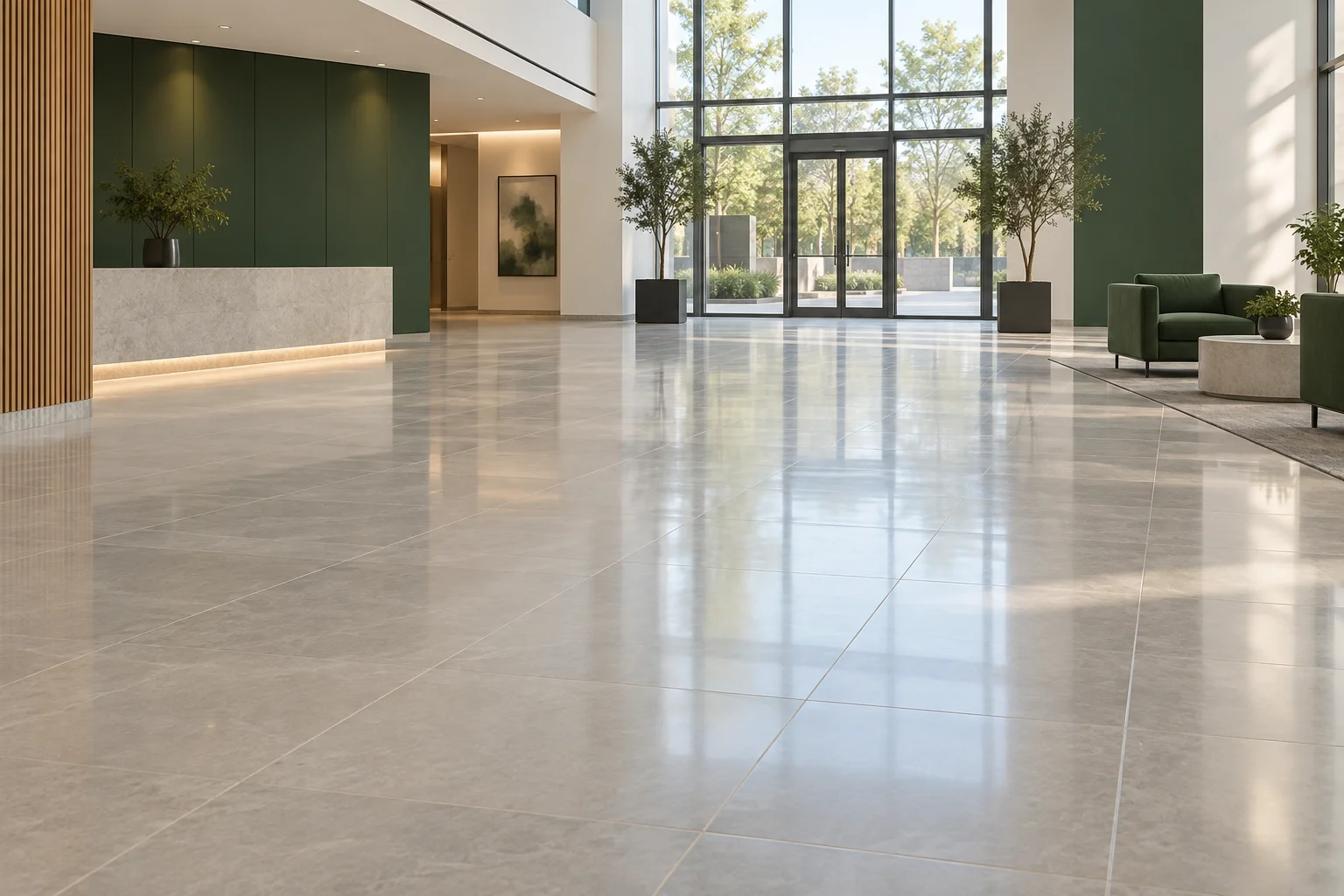Commercial floor care in Stockton